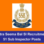 Sashastra Seema Bal SI Recruitment